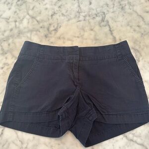 J. Crew blue chino shorts